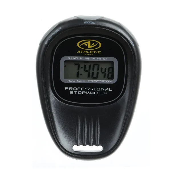 Works Digital Stopwatch, Black