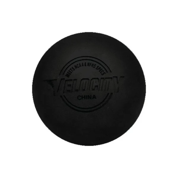 Black Lacrosse Balls, Half Case (60) w/ Ball Bag