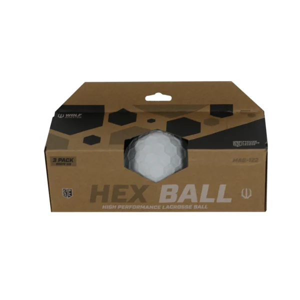 Wolf Athletics White Ice Hex Ball 3 Pack